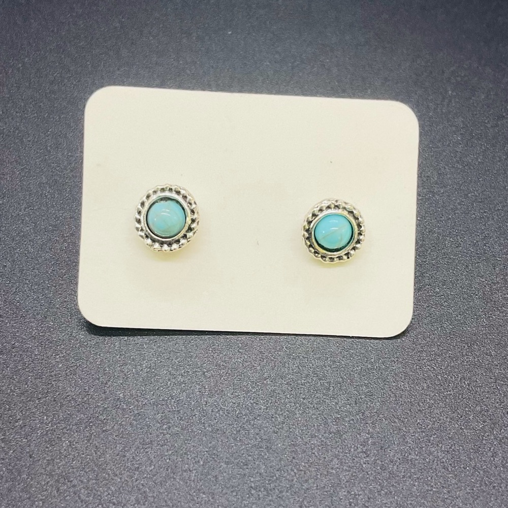 3/$20 Turquoise Southwest Style Stud Earrings